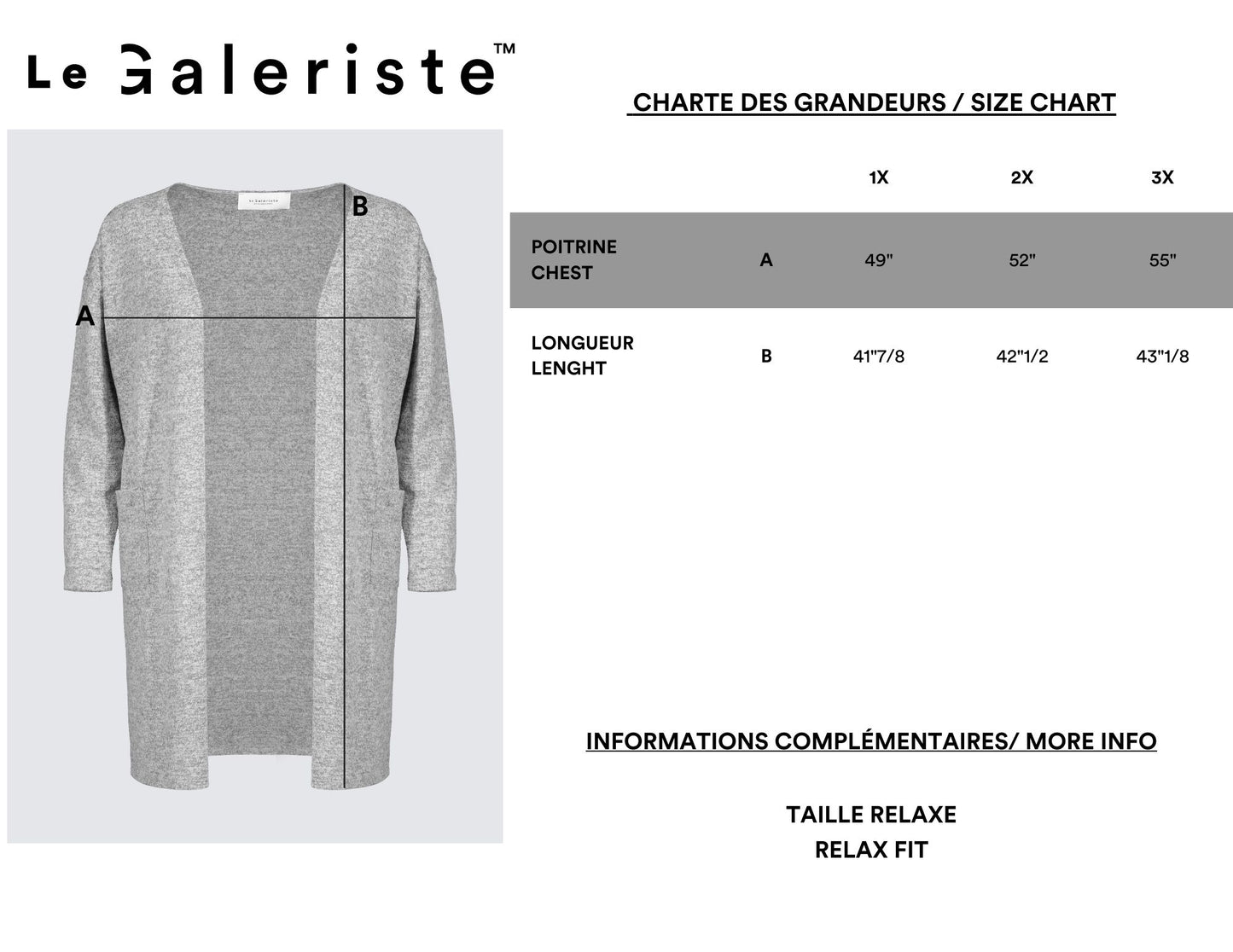 X̱aadas Gyaa'angaa Plus-Size Nikki Duster Cardigan