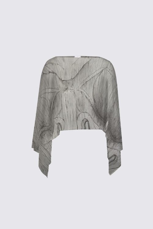 X̱aadas Gyaa'angaa Claudia Shawl (Sheer)