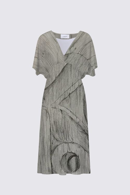 X̱aadas Gyaa'angaa Sarah V-neck Dress