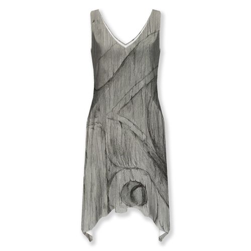 X̱aadas Gyaa'angaa Thalia Asymmetrical Hem Dress