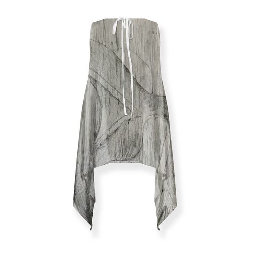 X̱aadas Gyaa'angaa Tessa Long Satin Top