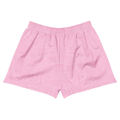 Sea Chief Unisex Mid-thigh Shorts (Wild Rose)
