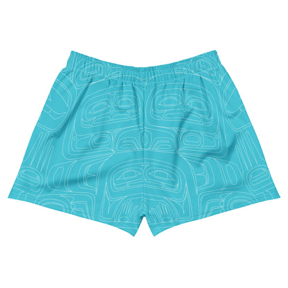 Sea Chief Unisex Mid-thigh Shorts (Turquoise)