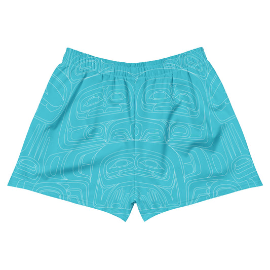 Sea Chief Unisex Athletic Shorts (Turquoise)