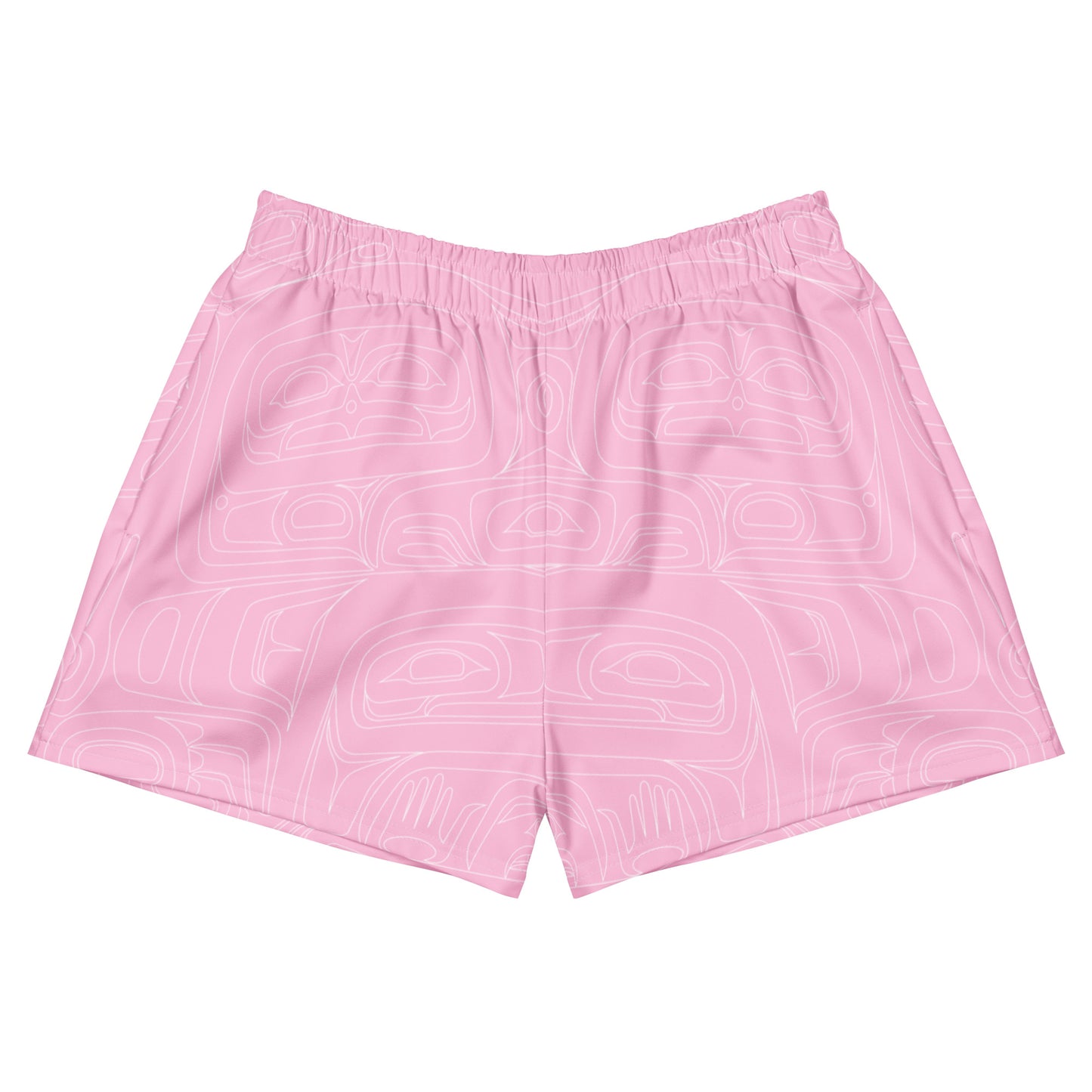 Sea Chief Unisex Mid-thigh Shorts (Wild Rose)