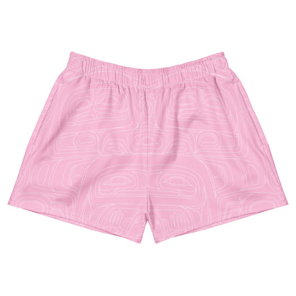 Sea Chief Unisex Mid-thigh Shorts (Wild Rose)