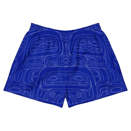Sea Chief Unisex Athletic Shorts (Tradebead Blue)